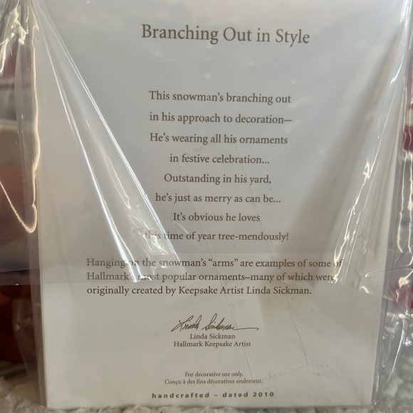NIB 2010 Hallmark Handcrafted Keepsake Ornament-“Branching Out in Style” - Picture 2 of 3